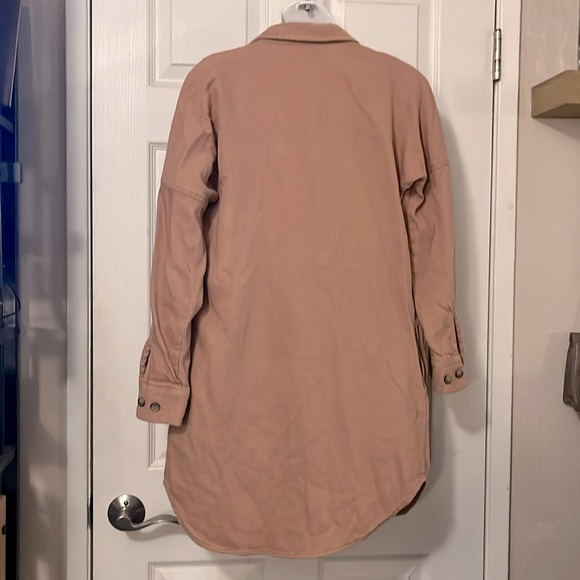 The Drop Button Down Shirt Jacket Shacket Sz S - Picture 4 of 11